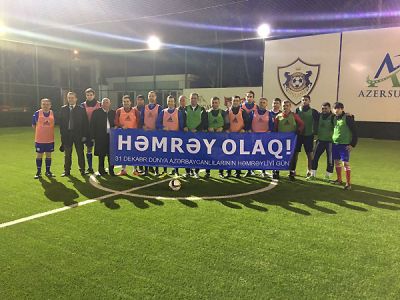 “Qarabağ”ın təşəbbüsü ilə Həmrəyliyi Günü münasibətilə oyun