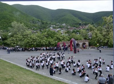 “Bakı-2015”in məşəli Şəkiyə gətirildi