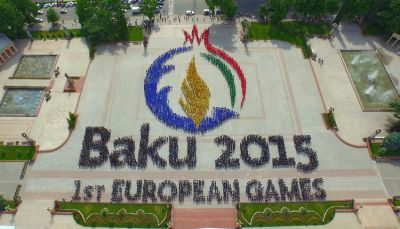 Gəncədə “Bakı-2015”lə bağlı möhtəşəm fləşmob