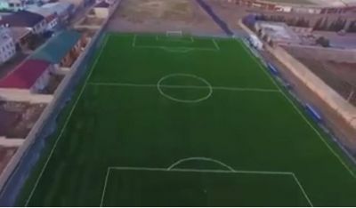 Gəncə şəhər stadionunun yeni məşq meydanı