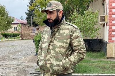 Rəşad Sadıqov cəbhə bölgəsində