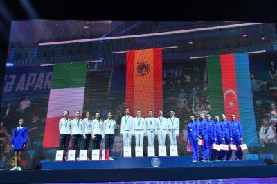 Bədii gimnastika üzrə Dünya Kubokunda Azərbaycan komandası bürünc medal qazanıb