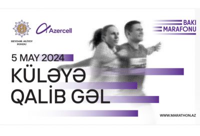 Heydər Əliyev Fondunun təşəbbüsü ilə təşkil olunan “Bakı marafonu 2024” start götürüb