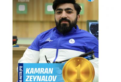 Azərbaycanın paragüllə atıcısı Avropa çempionu olub