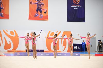 Bədii gimnastlarımız III MDB Oyunlarında 8 medal qazanıblar