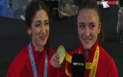 Türkiyəli atlet İrəvanda qazandığı qızıl medalı Azərbaycana həsr etdi