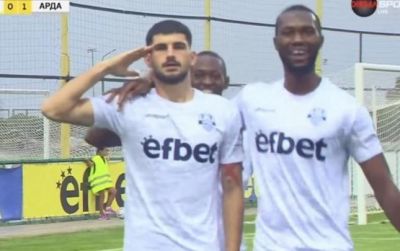 Cəlal Hüseynov Bolqarıstan çempionatında ilk qolunu vurdu