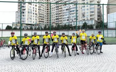 İdmançılarımız “Ədalətli oyun və sülh naminə Avropanı keçək” estafetinə qoşulublar