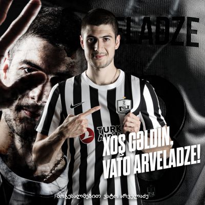 Arveladze rəsmən “Neftçi”də