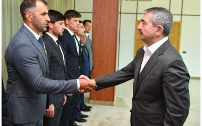 Avropa çempionatının qalibi olan millimiz mükafatlandırılıb