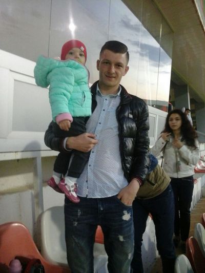 Ruslan Qurbanov “Neftçi”nin qələbəsinə övladı ilə birgə şahidlik etdi