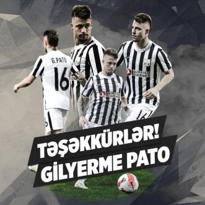 “Neftçi” Gilyerme Pato ilə vidalaşdı