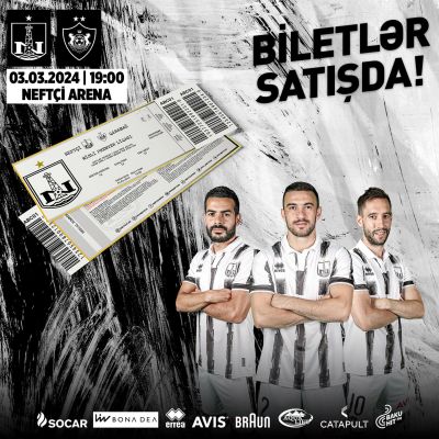 “Neftçi” - “Qarabağ” oyununun biletləri satışda