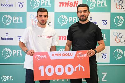 PFL Qara Qarayevi mükafatlandırdı