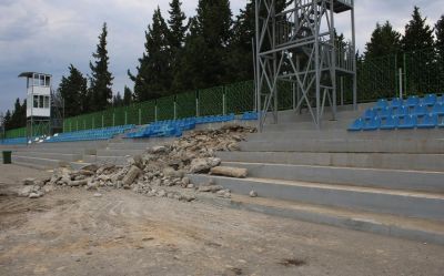 Tovuz şəhər stadionunda abadlıq və yenidənqurma işlərinə start verilib