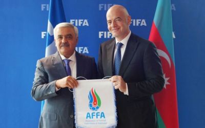 AFFA prezidenti İnfantino ilə görüşdü