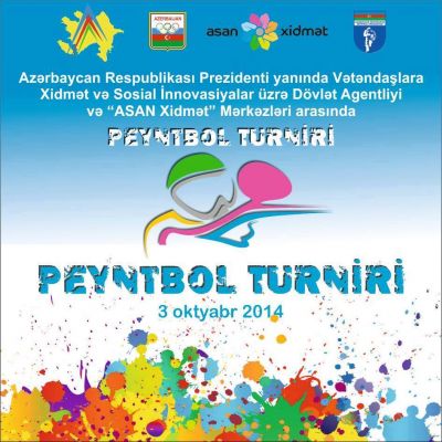 “ASAN xidmət” mərkəzləri arasında peyntbol turniri keçiriləcək