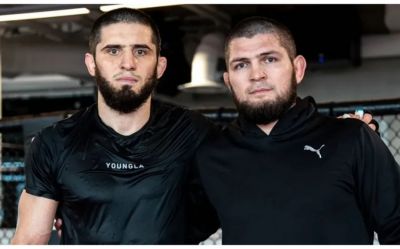 Həbib Nurməhəmmədovla İslam Maxaçev Bakıya gəliblər