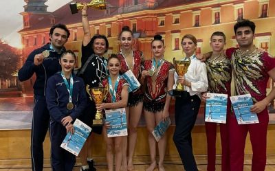 Gimnastika yığmamız beynəlxalq turnirin qalibi olub