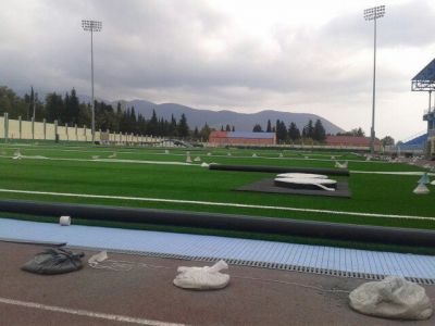 Zaqatala stadionunda işlər yekunlaşmaq üzrədi