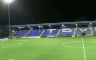 Tovuz stadionunun işıqlandırma sistemi hazırdır