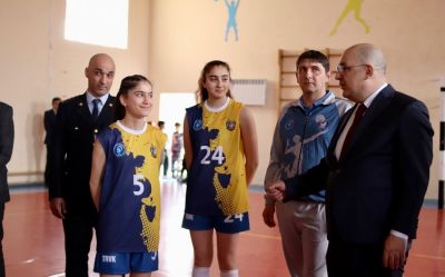 Şahin Bağırov Tovuz Regional Voleybol Klubunun üzvləri ilə görüşüb