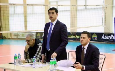 Azərbaycan Voleybol Federasiyasının rəhbərliyi milli komandalarla görüşüb