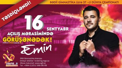 Emin Ağalarov dünya çempionatının açılışında çıxış edəcək