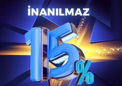 “İnanılmaz 15” kampaniyası başladı!
