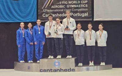 Azərbaycan gimnastları Portuqaliyada gümüş medal qazanıblar