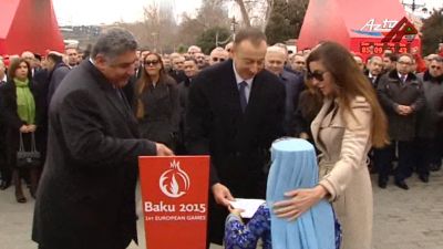 Bakı-2015-in biletləri satışda: İlk bileti prezident İlham Əliyev aldı