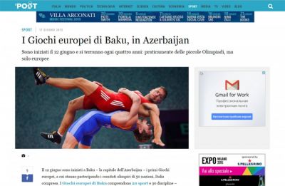 İtaliya mətbuatı: “Azərbaycan Olimpiya Oyunlarına ev sahibliyi etmək potensialına malikdir”