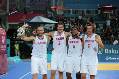 “Bakı-2015”: Basketbolda hər iki qızıl medalı ruslar qazandı