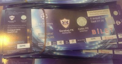 “Qarabağ” - “Seltik” oyununa nə qədər bilet satılıb?