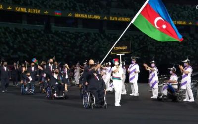 Tokio-2020: Azərbaycan paralimpiyaçıları paraddan keçdilər