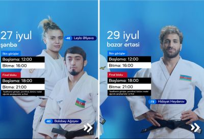 “Paris-2024”: Azərbaycan cüdoçularının görüşlərinin təqvimi müəyyənləşib