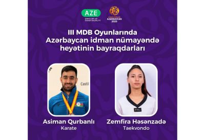 III MDB Oyunlarında Azərbaycanın bayraqdarları müəyyənləşib