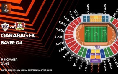 “Qarabağ” - “Bayer Leverkuzen” oyununa nə qədər bilet satılıb?