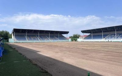 İmişli stadionunda təmir