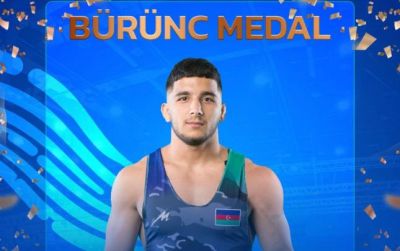 Güləşçimiz bürünc medal qazandı