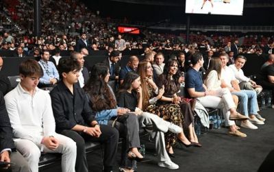 Prezidentin ailə üzvləri UFC döyüşlərini izləyib