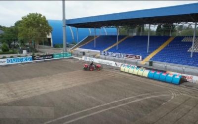 Tovuz stadionunda işlər bitir