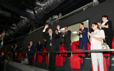 Prezident və birinci xanım dünya çempionatının açılış mərasimində - YENİLƏNİB