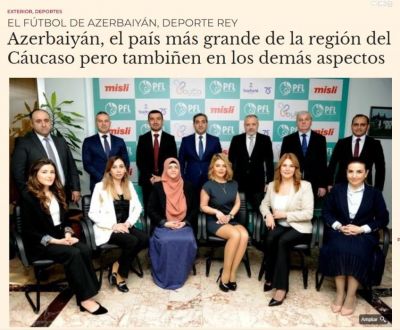 İspaniya nəşri Azərbaycan futbolundan yazdı