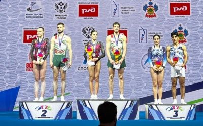 Azərbaycan gimnastları Krasnodarda iki medal qazanıblar