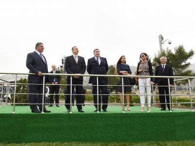 Azərbaycan Prezidenti İlham Əliyev Veloparkın açılışında iştirak edib