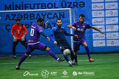 Minifutbol üzrə ölkə çempionatı: 4 oyunda 21 qol
