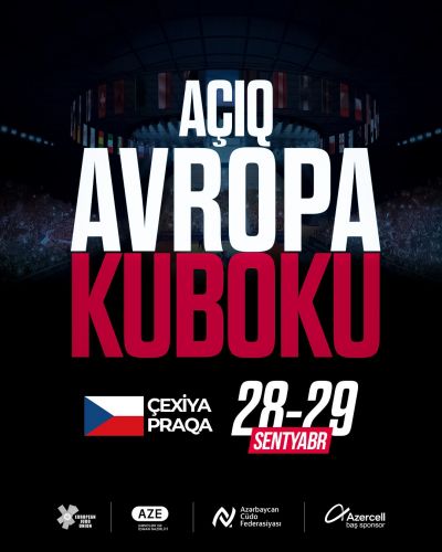 Cüdoçularımız Praqa Açıq Avropa turnirində iştirak edəcək