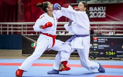 Zaretska dünya çempionatında finala adlayıb