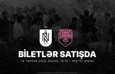 “Neftçi”nin 2025-ci ildəki ilk oyununun biletləri satışda